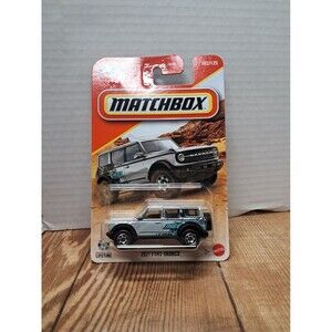 2026 NEW Matchbox Ford Bronco 1:64 Diecast Gray/Black 102/125